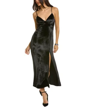 Alice   Olivia Julietta Silk-Blend Slip Dress