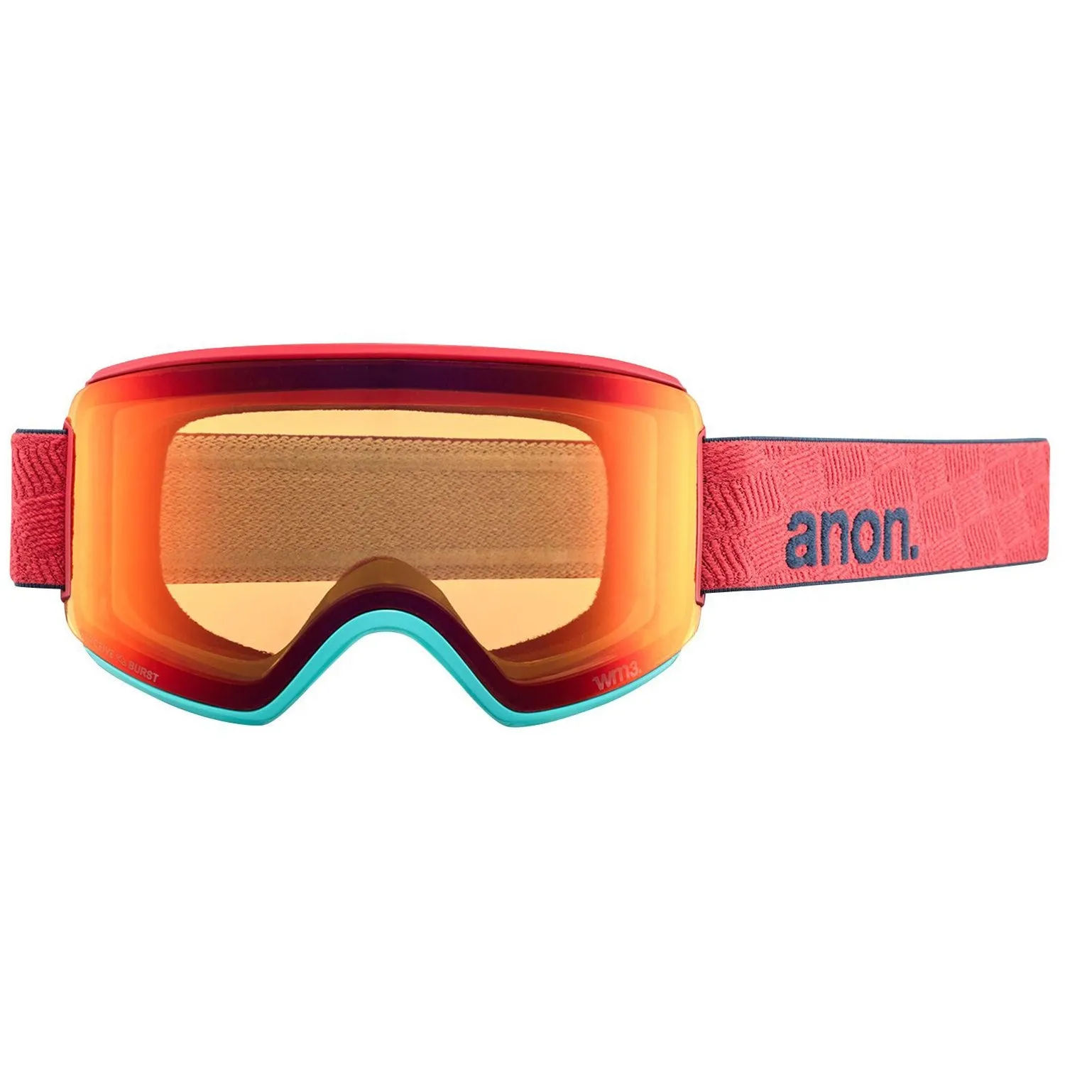 Anon WM3 Goggles & MFI Face Mask & Spare Lens 2024 Coral / Perceive Sun Bronze Lens