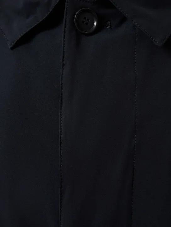 ASPESI   Matte stretch nylon raincoat 