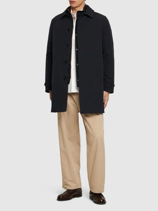 ASPESI   Vodka cotton &amp; nylon raincoat 