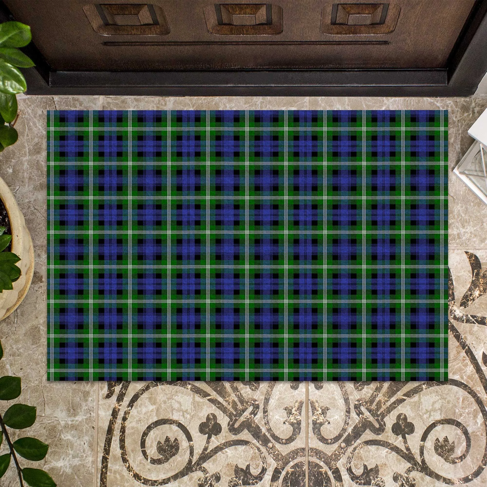 Baillie (Bailey) Tartan Door Mat