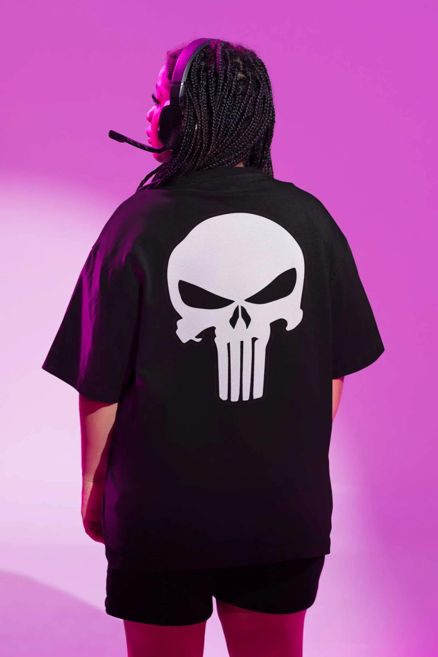 Big Punisher Black - Oversized T Shirt