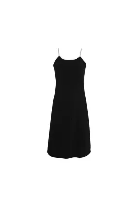 Black Alcestis Slip Dress (Model D05)