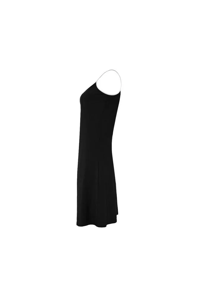 Black Alcestis Slip Dress (Model D05)