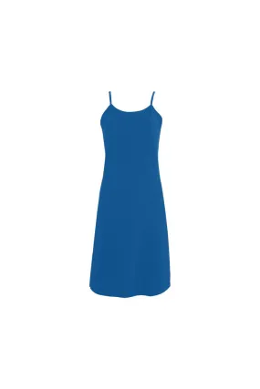Blue D05 FRONT Alcestis Slip Dress (Model D05)