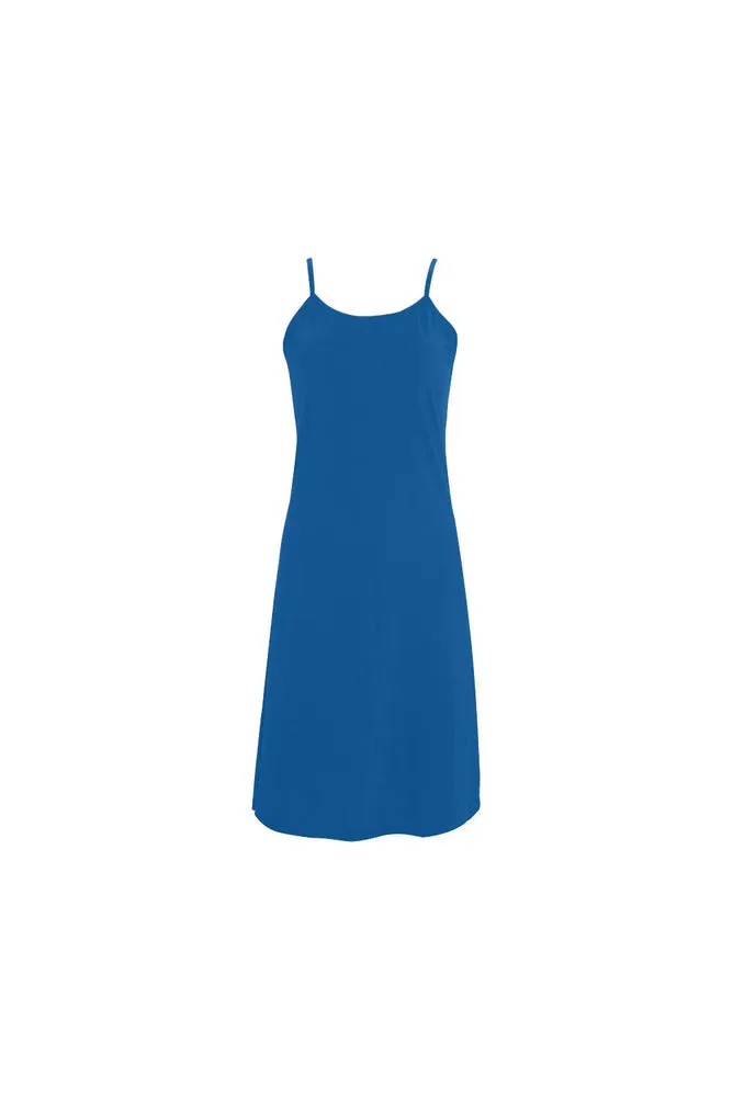 Blue D05 FRONT Alcestis Slip Dress (Model D05)