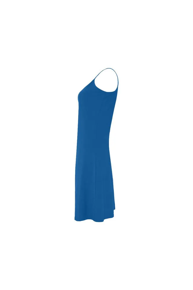 Blue D05 FRONT Alcestis Slip Dress (Model D05)