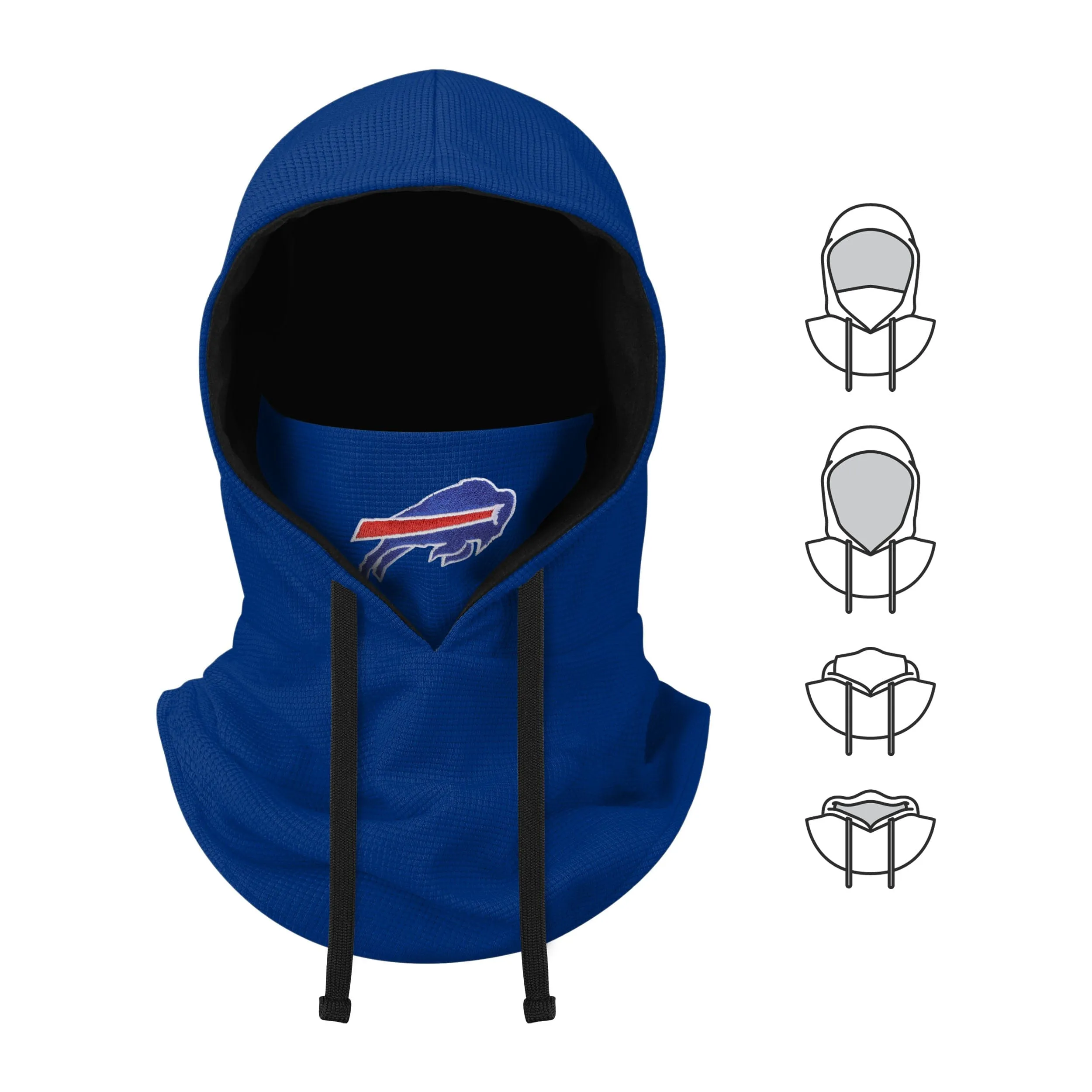 Buffalo Bills NFL Waffle Drawstring Hooded Gaiter