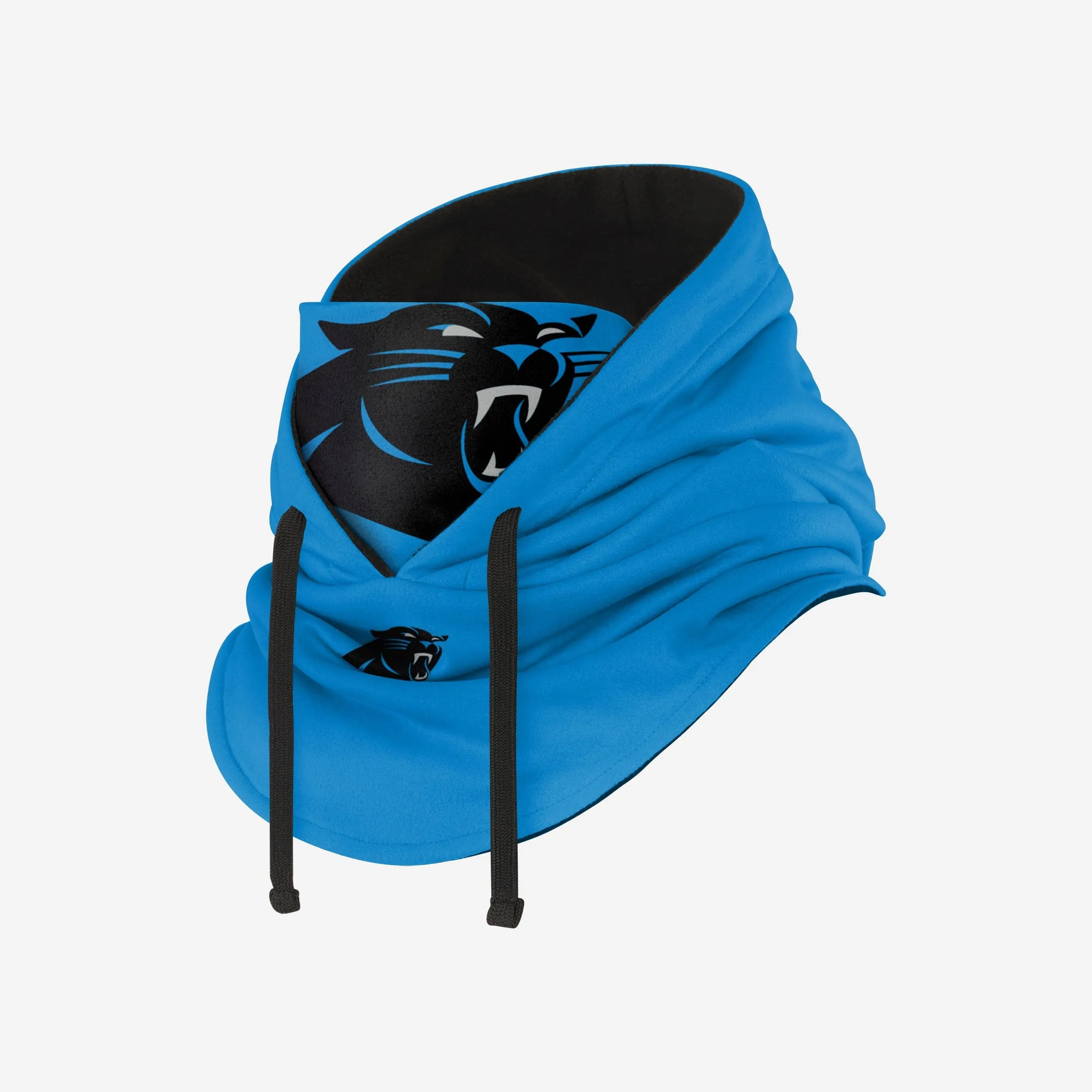 Carolina Panthers Alternate Team Color Drawstring Hooded Gaiter
