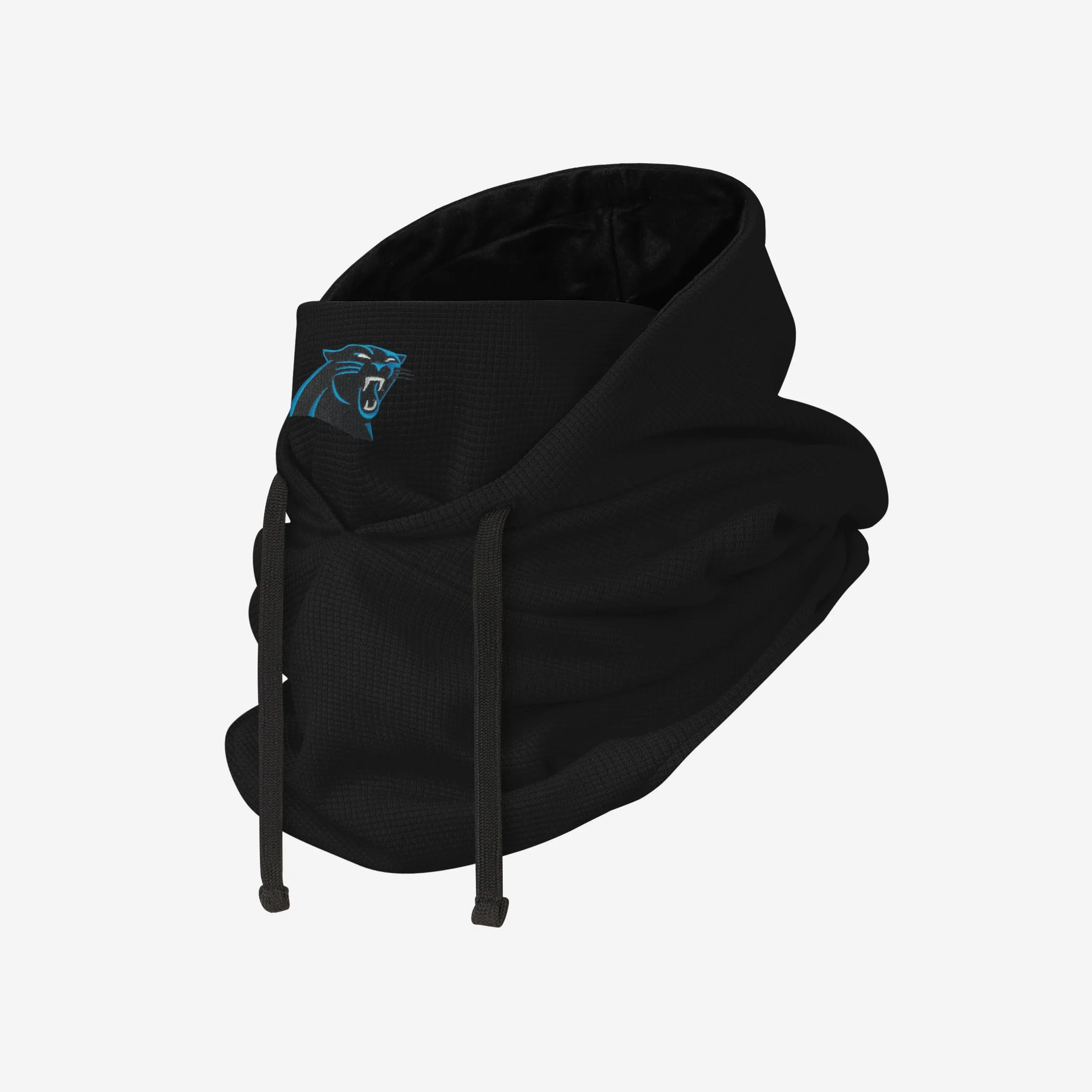 Carolina Panthers Waffle Drawstring Hooded Gaiter