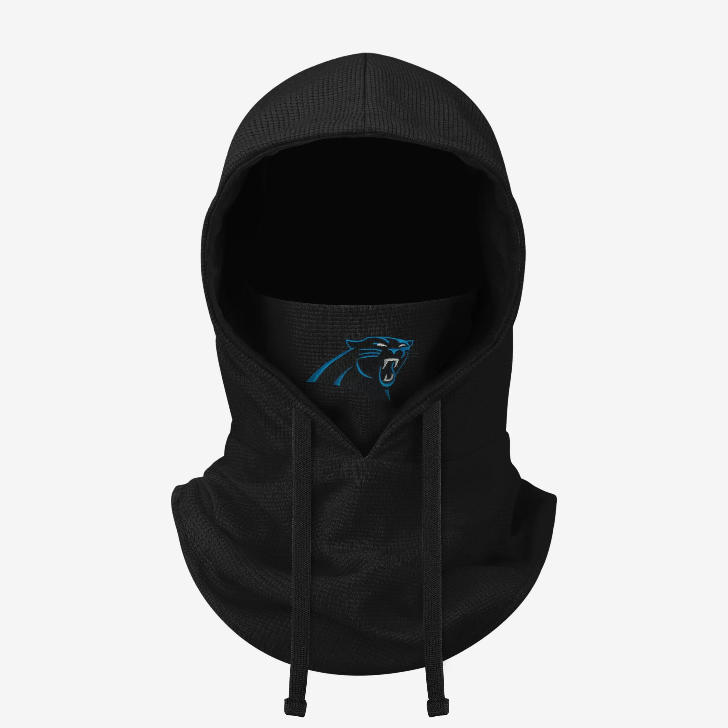Carolina Panthers Waffle Drawstring Hooded Gaiter