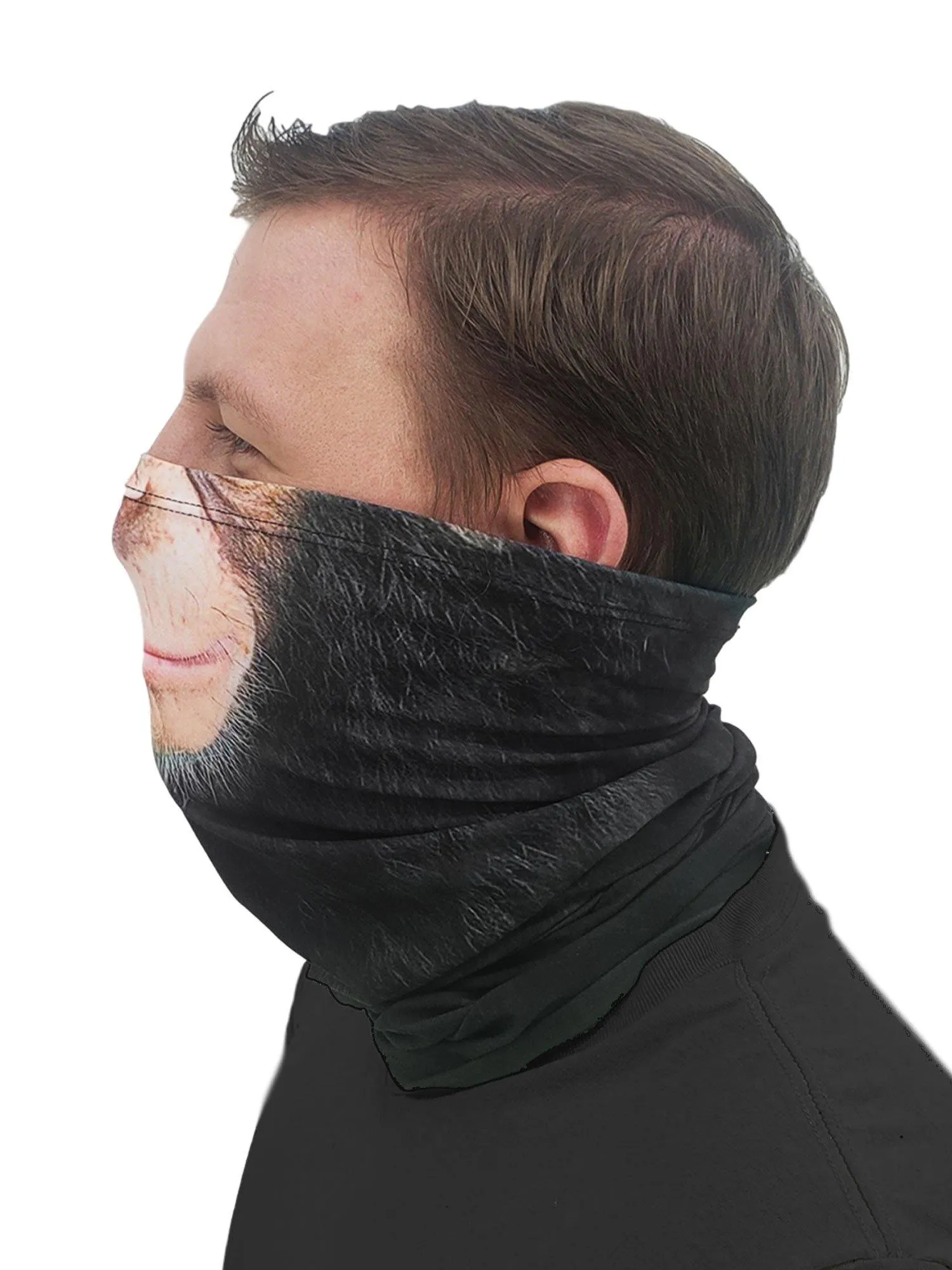Chimpanzee Animal Face Neck Gaiter