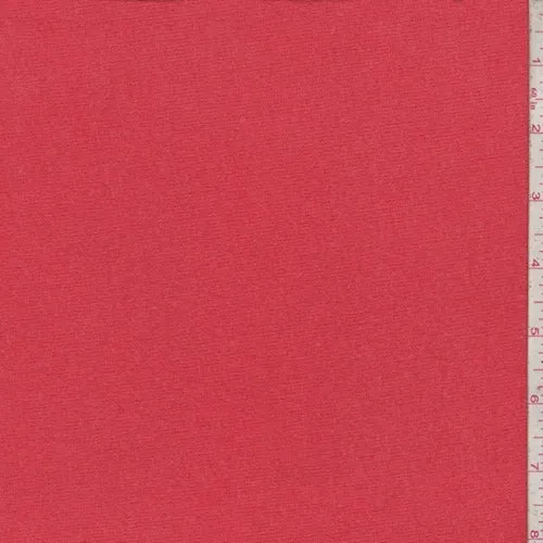 Coral Red Sweater Jersey Knit Fabric