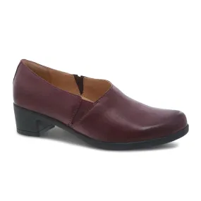Dansko Camdyn Slip On (Women) - Wine Burnished Nubuck