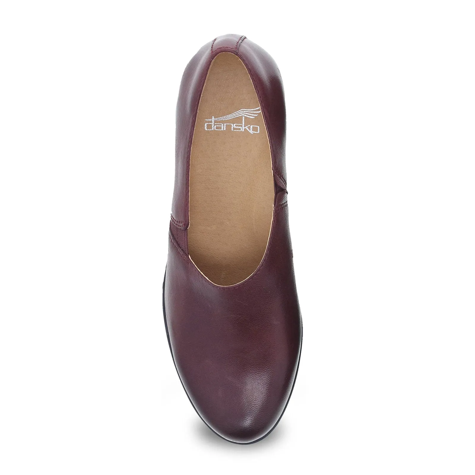 Dansko Camdyn Slip On (Women) - Wine Burnished Nubuck
