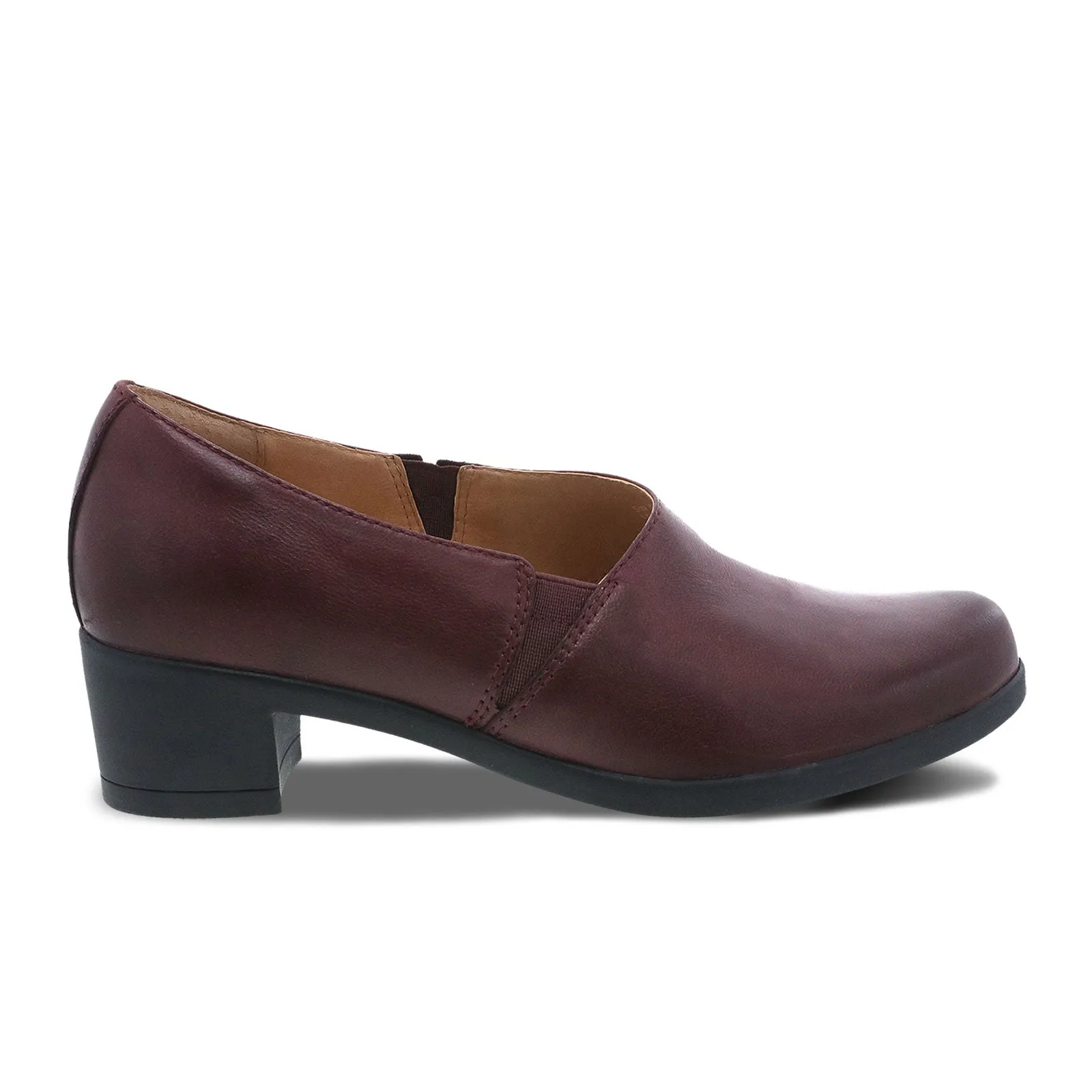 Dansko Camdyn Slip On (Women) - Wine Burnished Nubuck