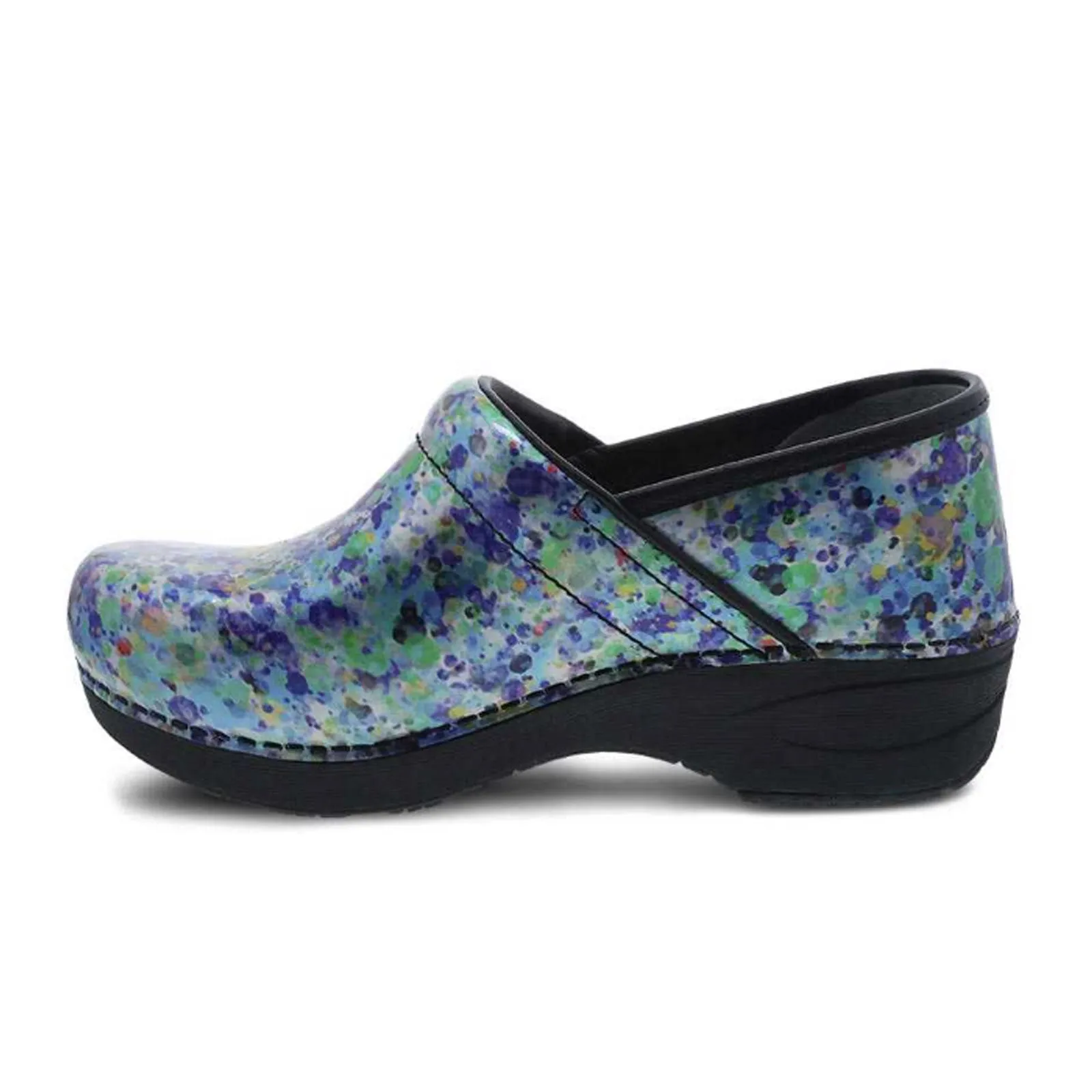 Dansko XP 2.0 Clog (Women) - Watercolor Dots Patent