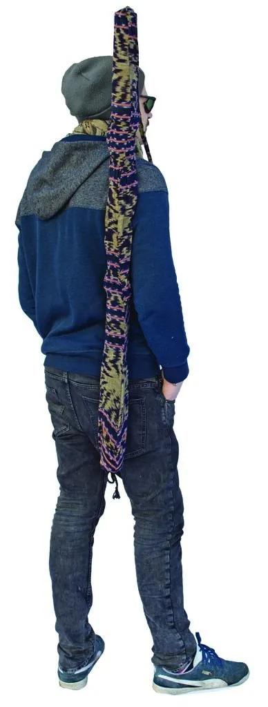 Didgeridoo Bamboo geschnitzt 47" long with bag