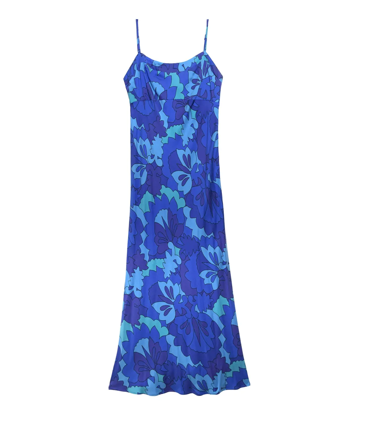 Dulcia Maxi Dress in Looking Glass Blue