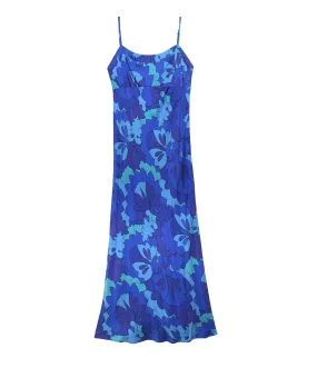 Dulcia Maxi Dress in Looking Glass Blue