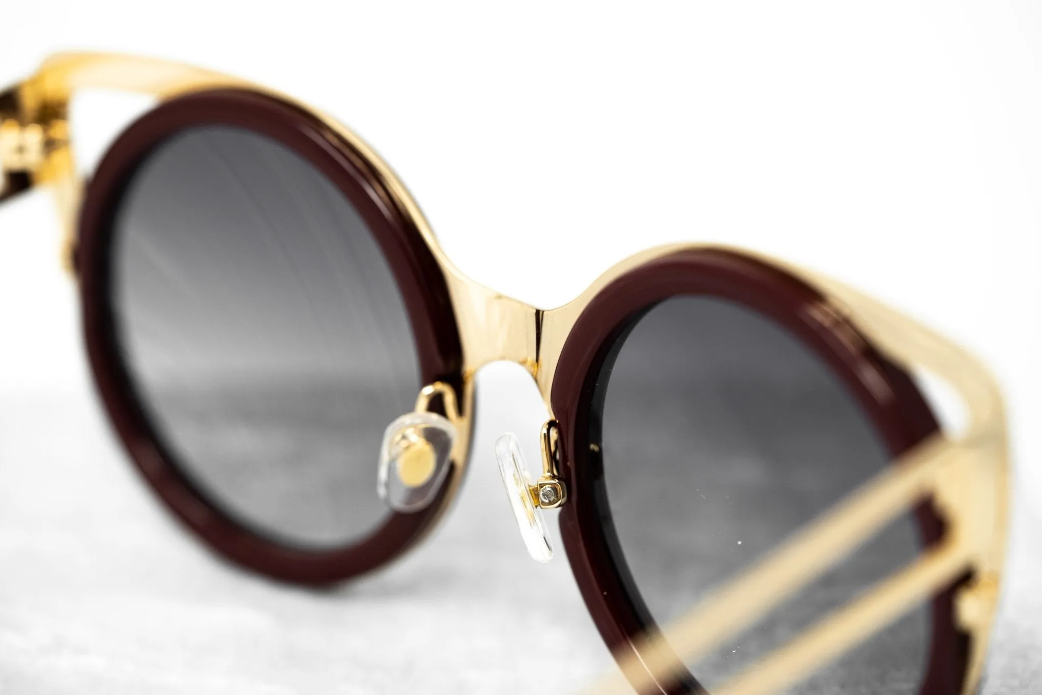 Erdem Ladies Sunglasses Cat Eye Maroon and Grey EDM4C8SUN