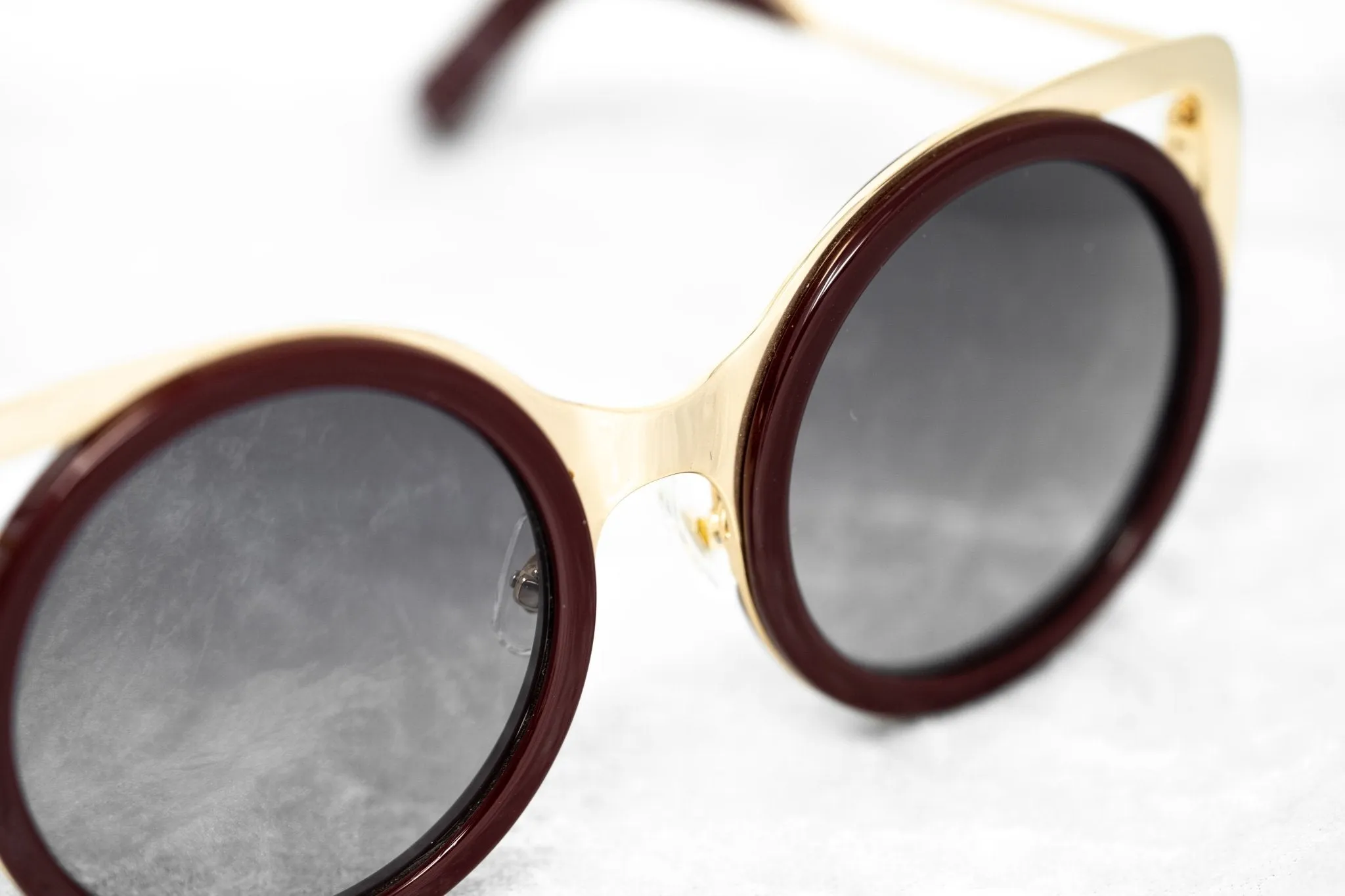Erdem Ladies Sunglasses Cat Eye Maroon and Grey EDM4C8SUN