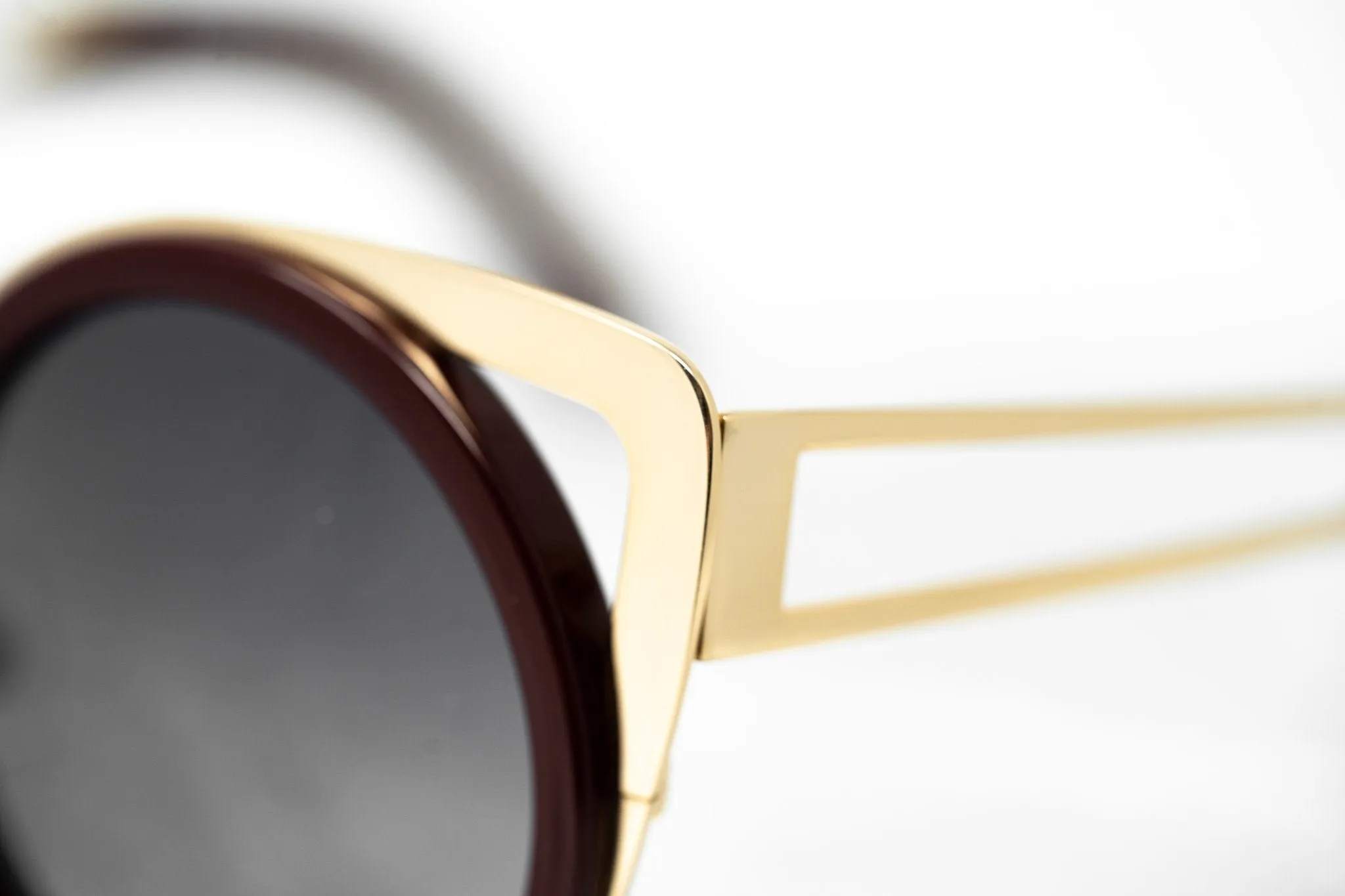 Erdem Ladies Sunglasses Cat Eye Maroon and Grey EDM4C8SUN