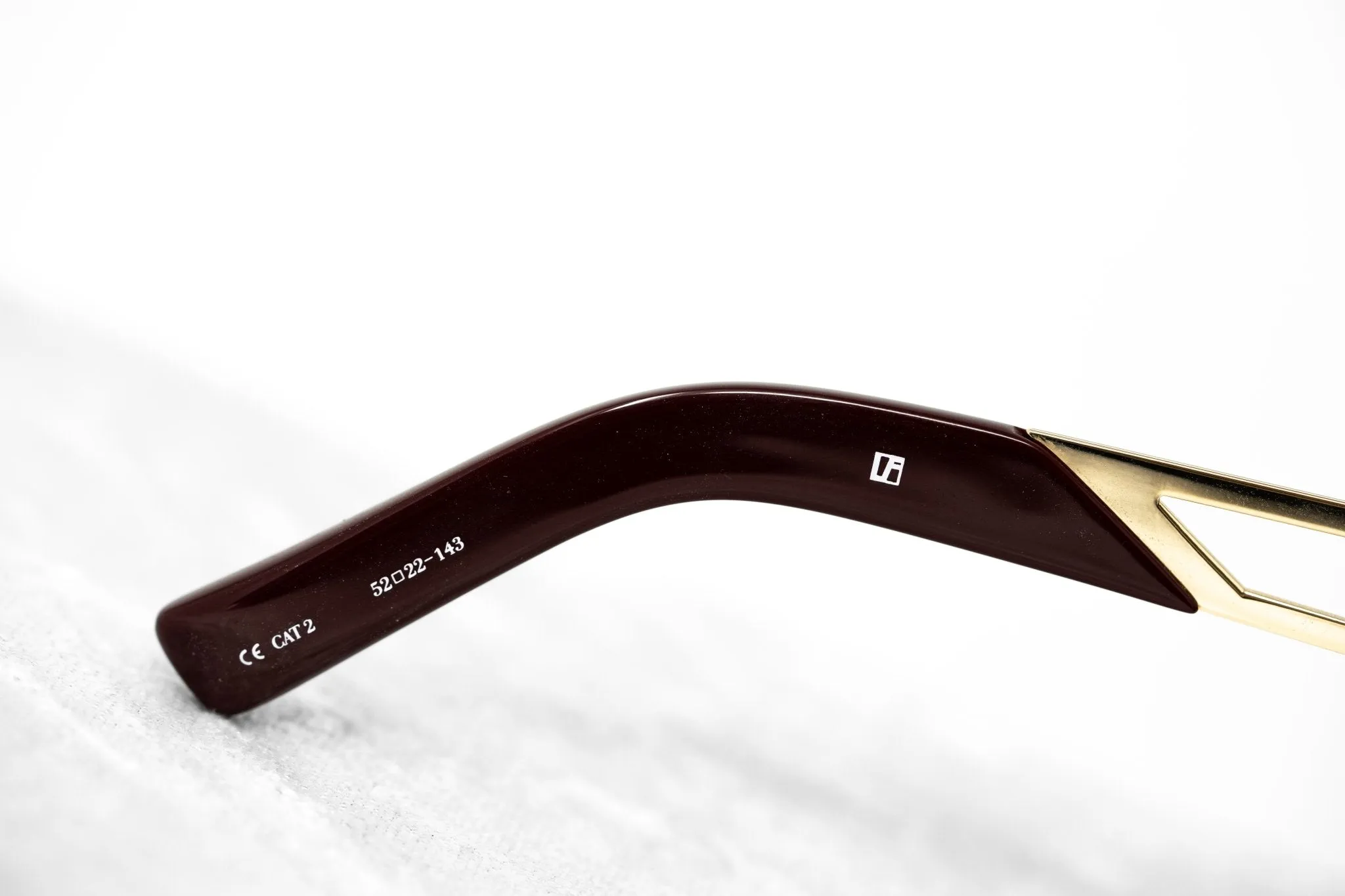 Erdem Ladies Sunglasses Cat Eye Maroon and Grey EDM4C8SUN