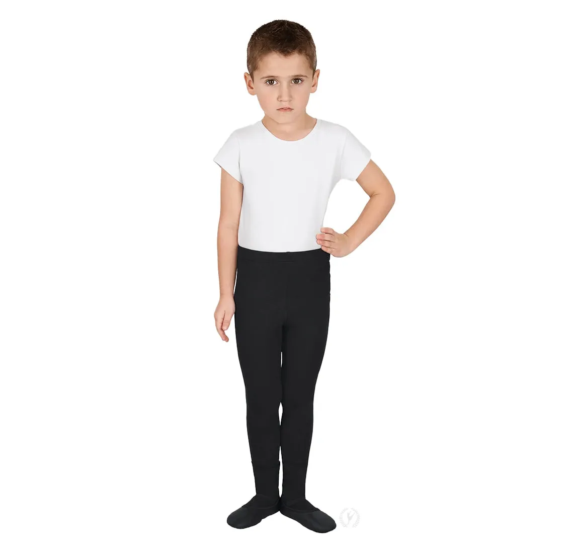 Eurotard Microfiber Crew Neck Short Sleeve Dance Top - Child