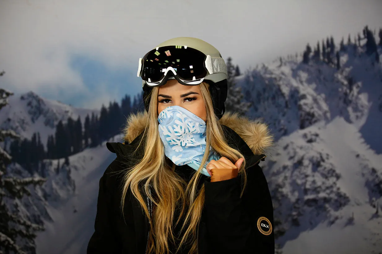 Face Tube - Blue Snowflake - Single Layer