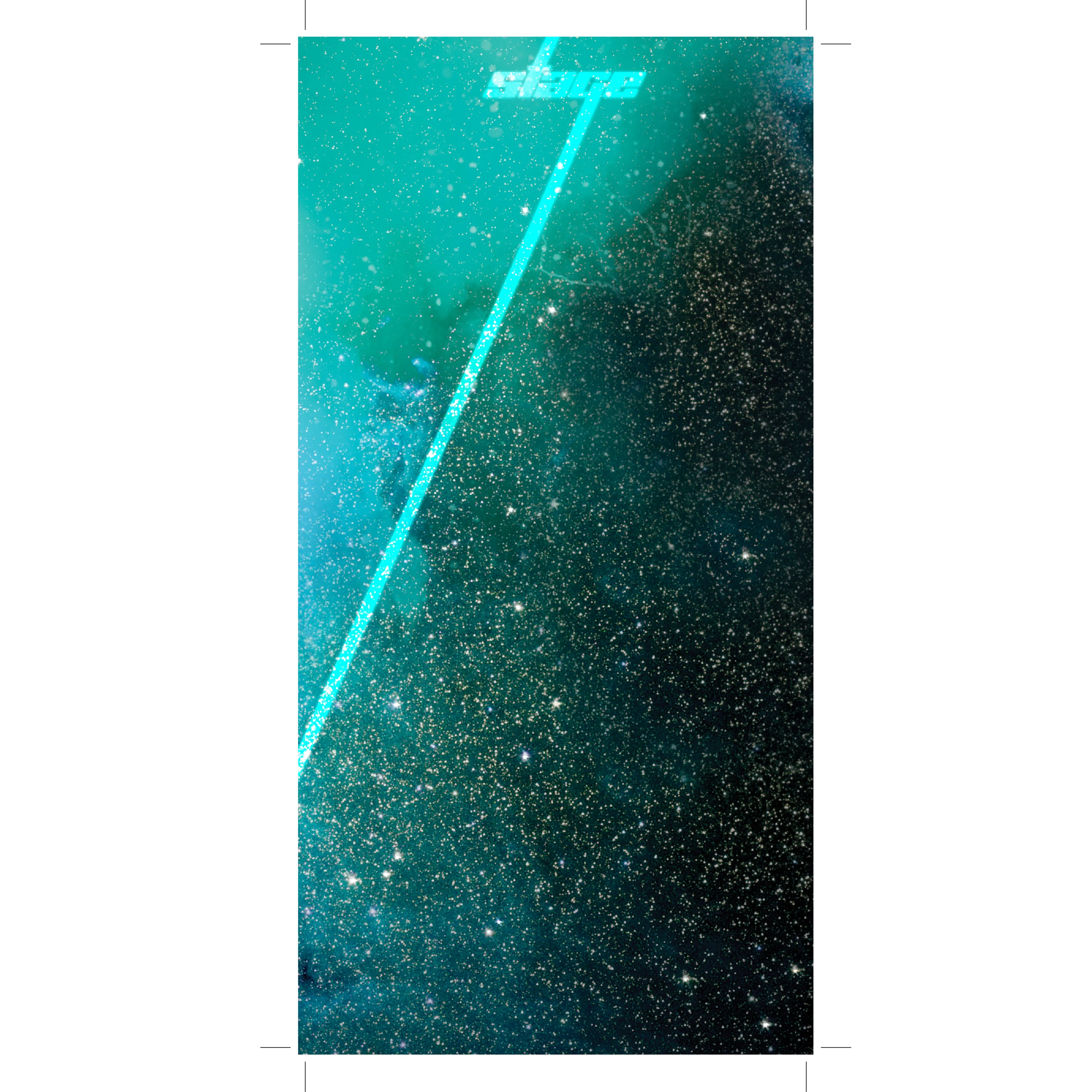 Face Tube - Green Galaxy - Single Layer