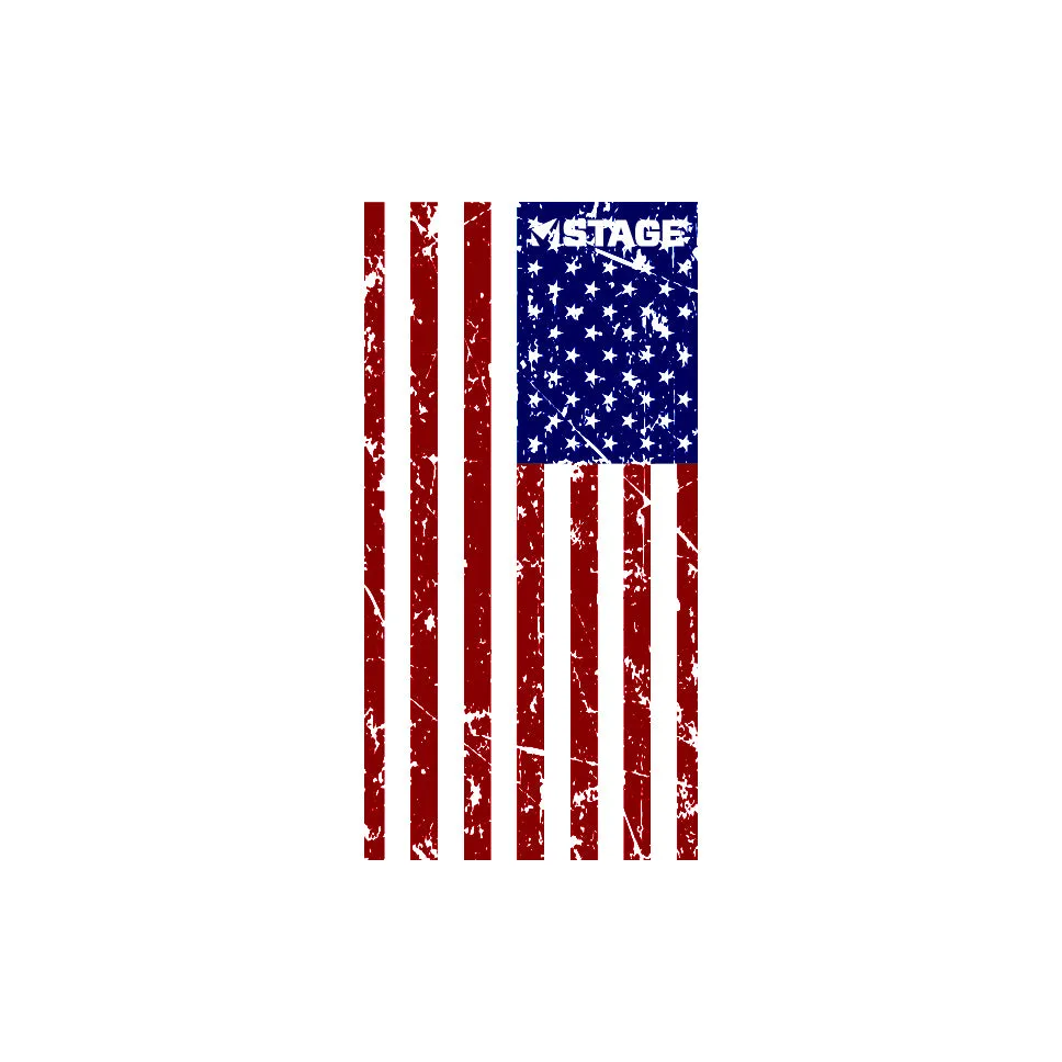 Face Tube - Patriot Red, White & Blue - Single Layer