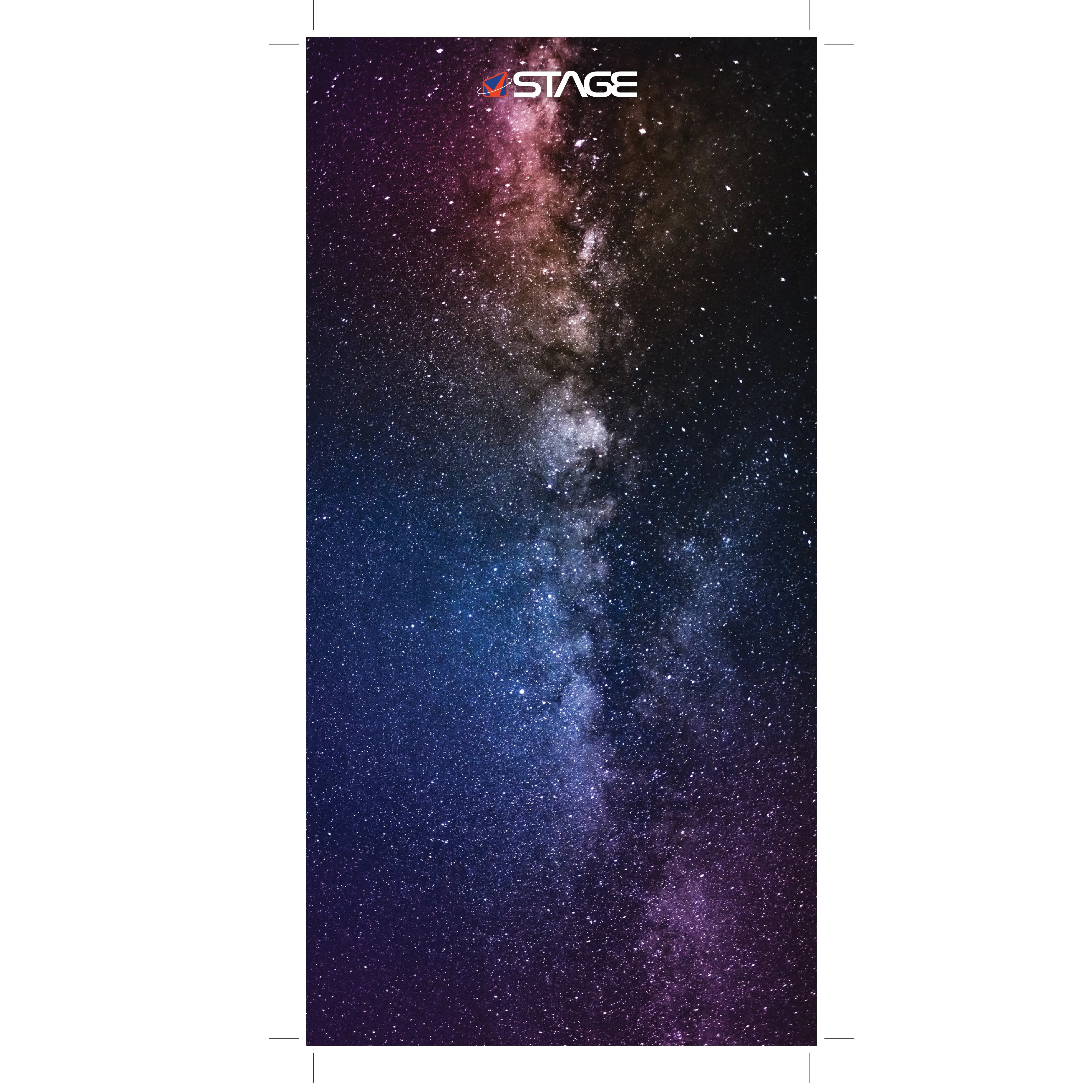 Face Tube - Purple Galaxy - Single Layer