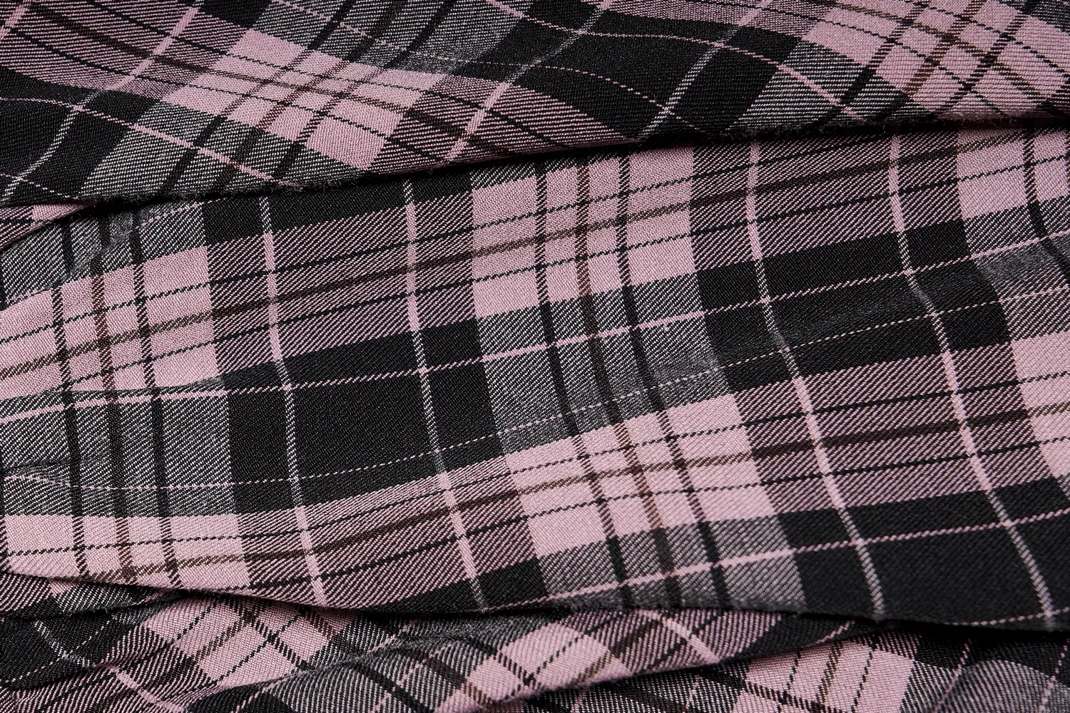 Gothic Bat Embroidered Plaid A-Line Slip Dress