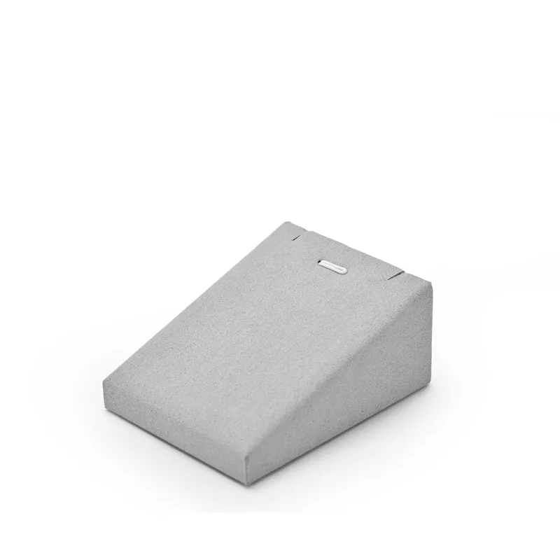 Gray Luxury Metal Microfiber Jewelry Showcase Display Set TT054