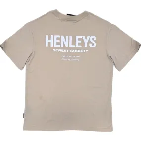 Henleys Society Tee - Bone