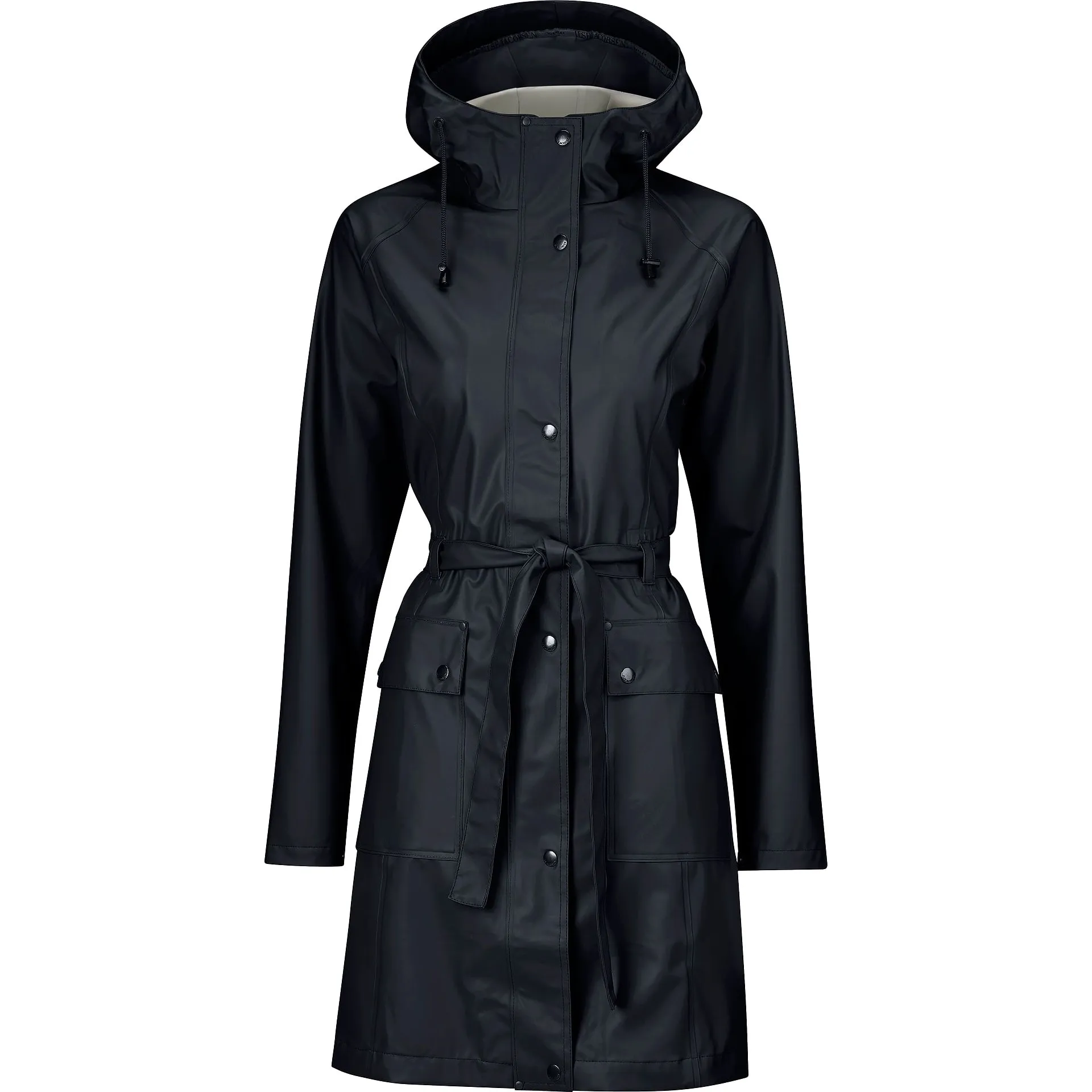 Ilse Jacobsen Women&#x27;s Belted Raincoat Black | Buy Ilse Jacobsen Women&#x27;s Belted Raincoat Black here | Outnorth