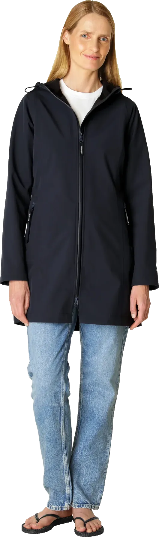 Ilse Jacobsen Women&#x27;s Daybreak Raincoat Dark Indigo | Buy Ilse Jacobsen Women&#x27;s Daybreak Raincoat Dark Indigo here | Outnorth