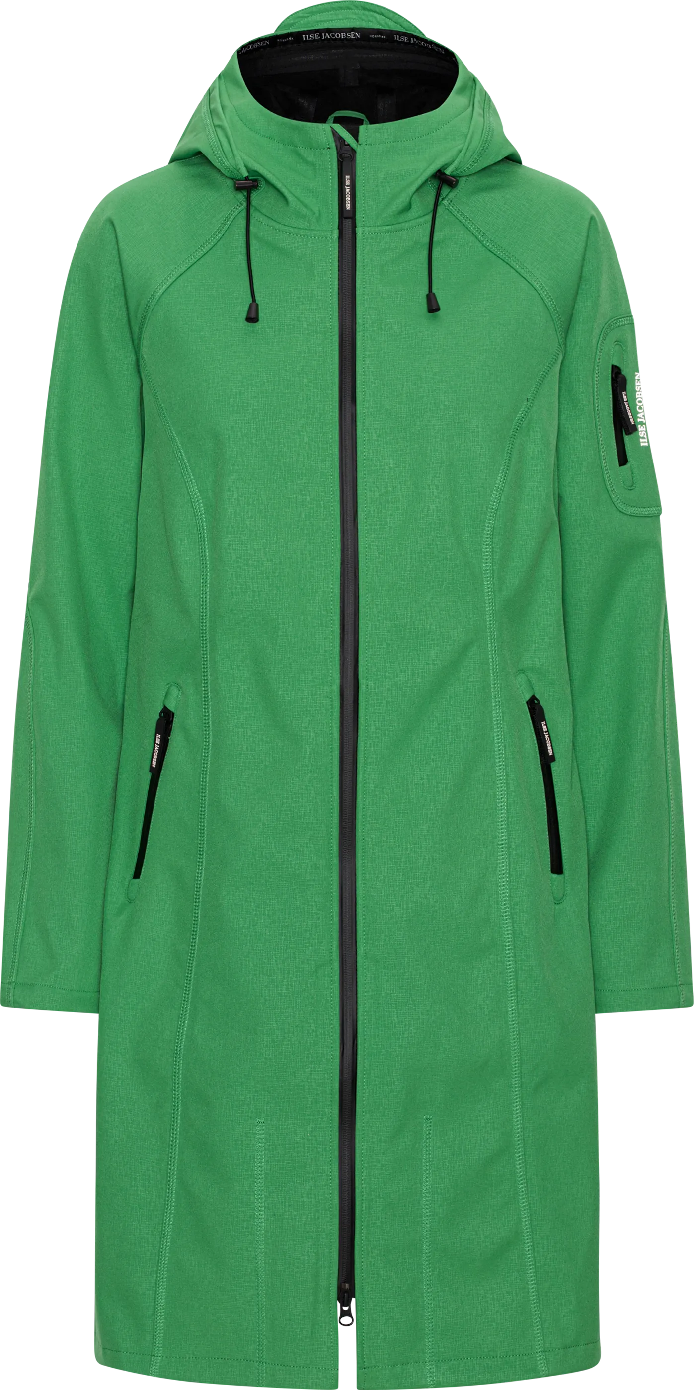 Ilse Jacobsen Women&#x27;s Long Raincoat Evergreen | Buy Ilse Jacobsen Women&#x27;s Long Raincoat Evergreen here | Outnorth