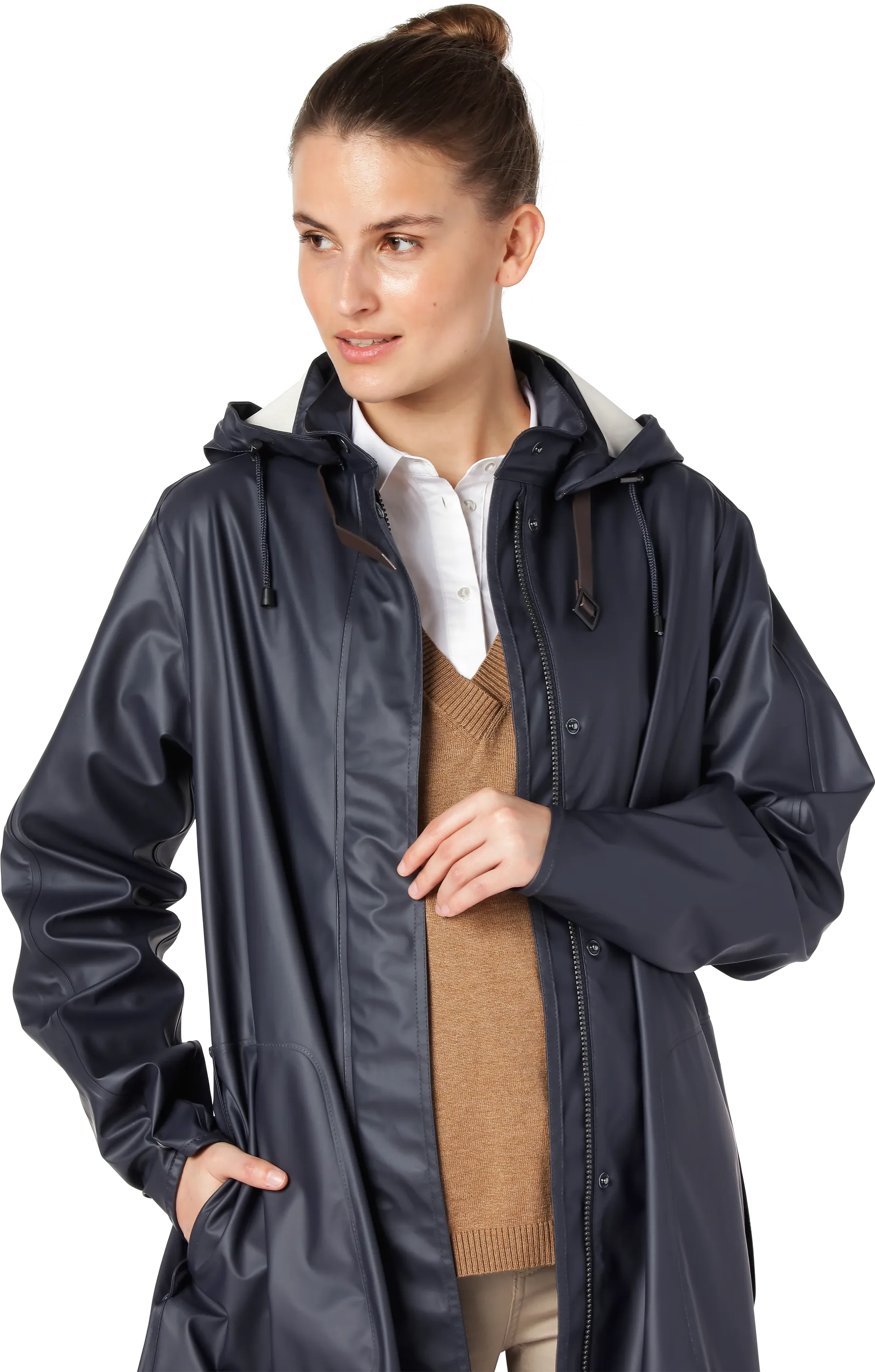 Ilse Jacobsen Women&#x27;s Raincoat Dark Indigo | Buy Ilse Jacobsen Women&#x27;s Raincoat Dark Indigo here | Outnorth
