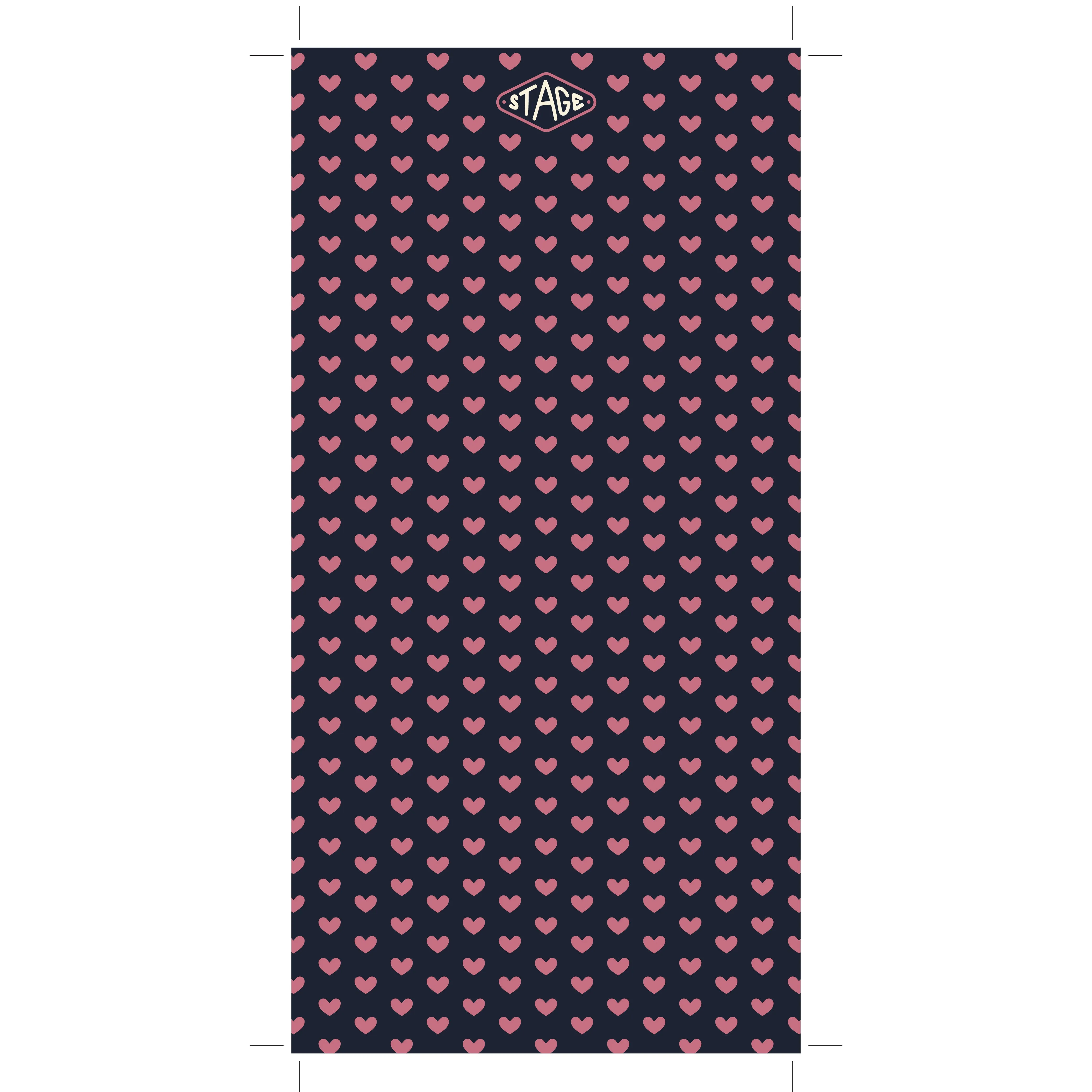 Jr. Face Tube - Amor Black - Single Layer