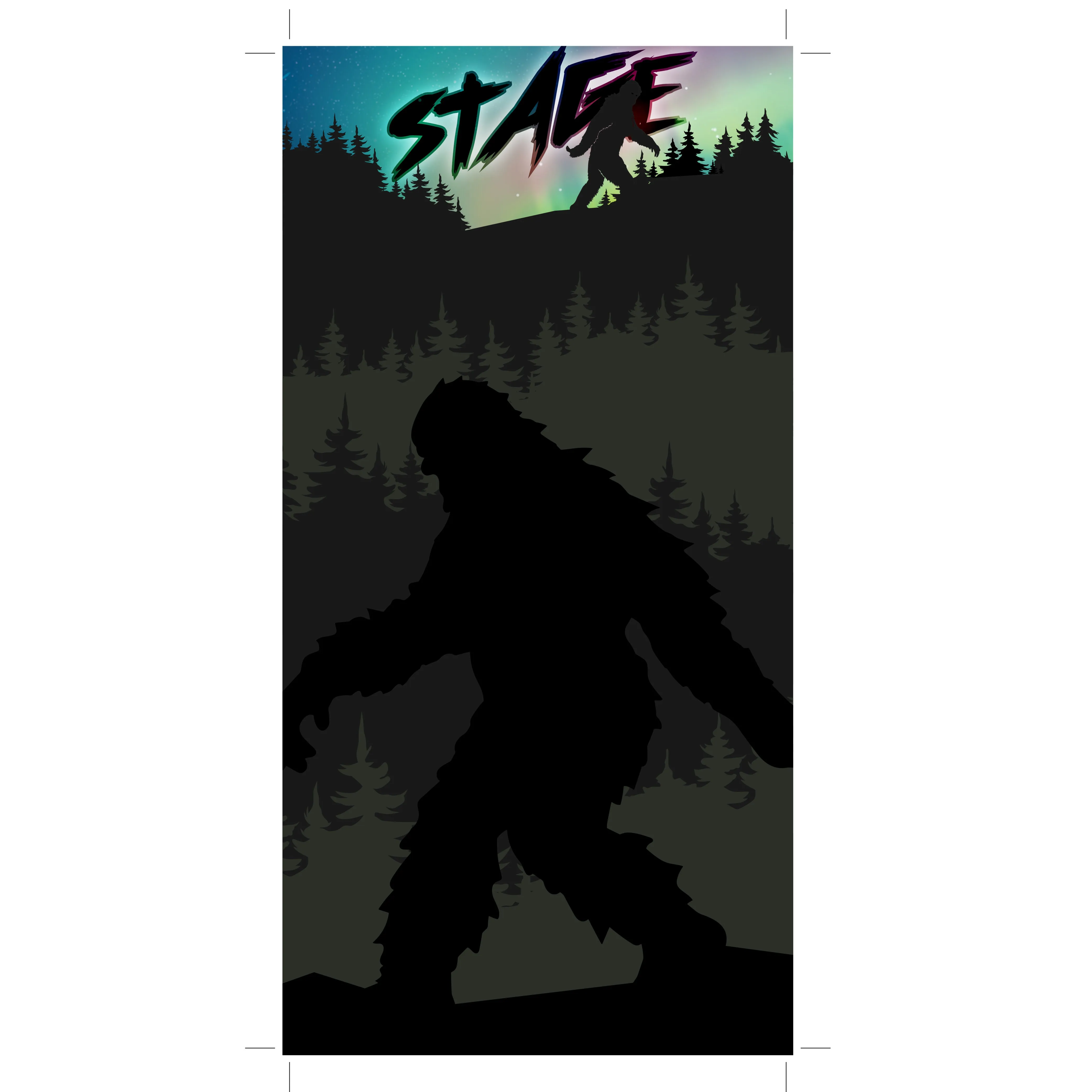 Jr. Face Tube - Disco Yeti - Single Layer