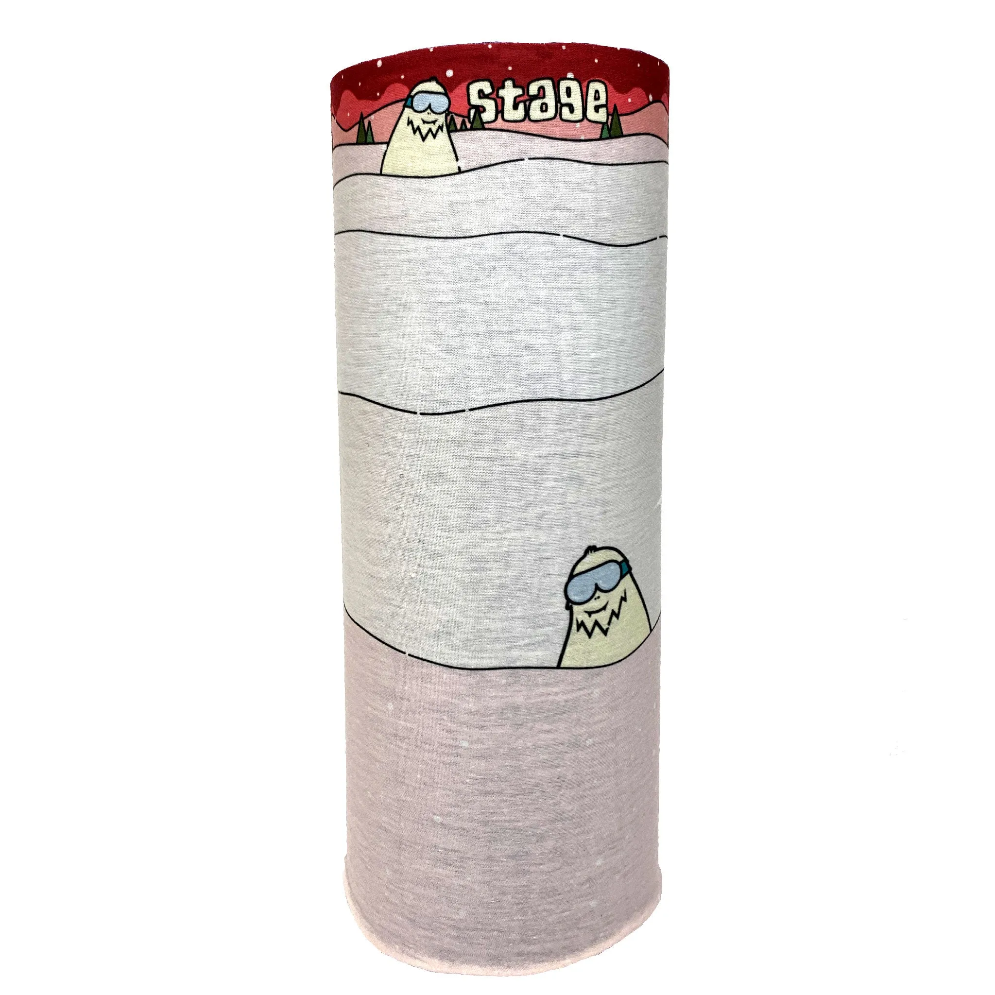 Jr. Face Tube - Powder Yeti Pink - Single Layer