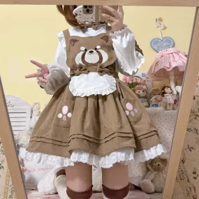 Kawaii Corudroy Suspender Dress