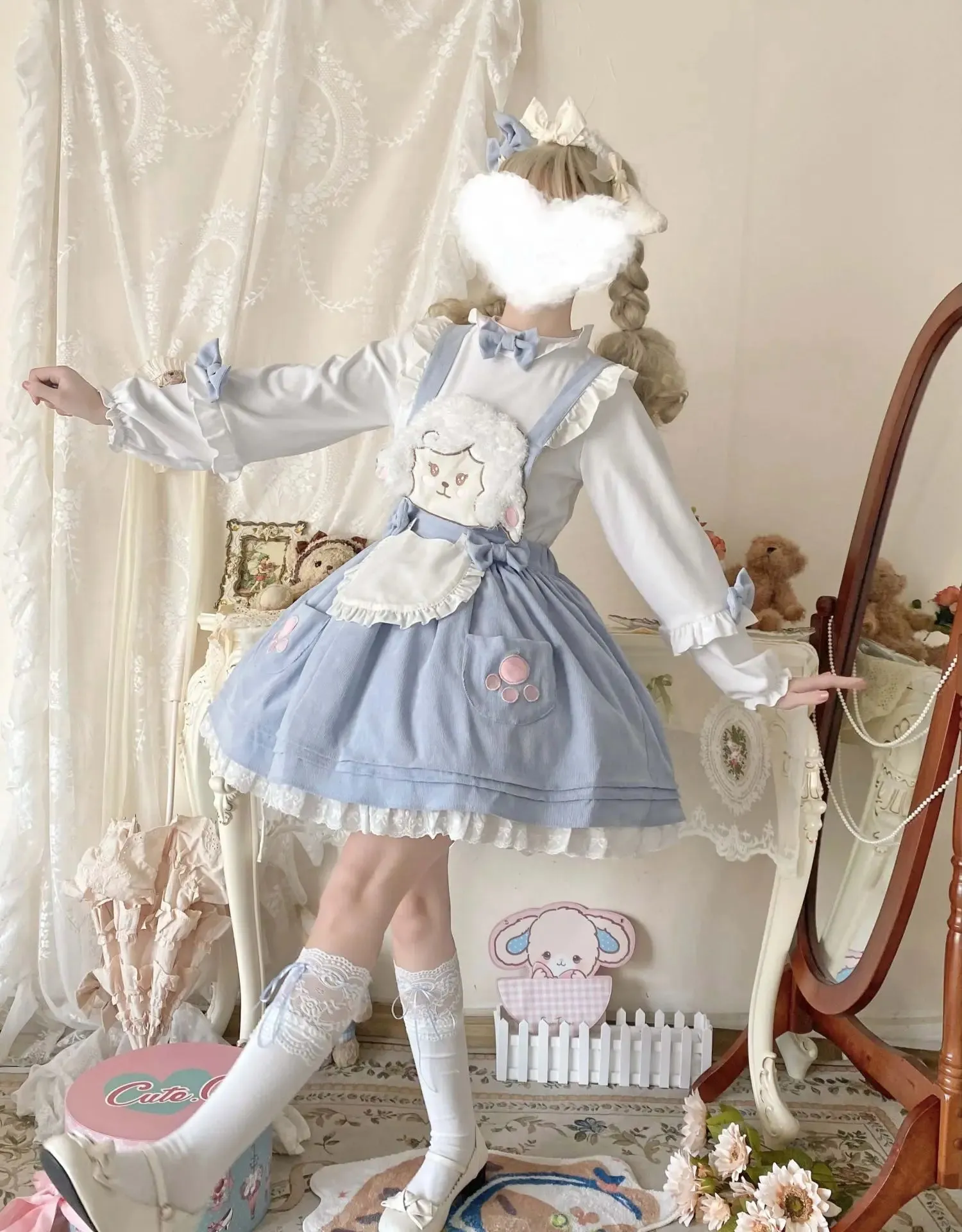 Kawaii Corudroy Suspender Dress