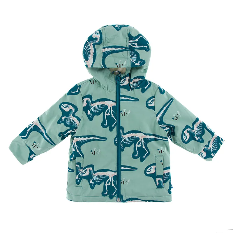 Kickee Pants Print Sherpa-Lined Raincoat