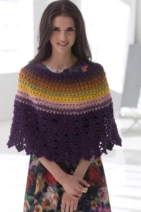 Lace Edged Poncho Pattern (Crochet) - Version 1