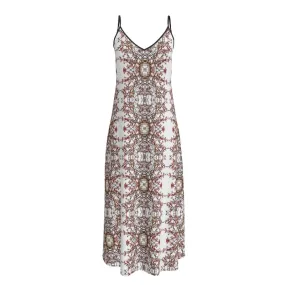 March Red Vine Slip Dress