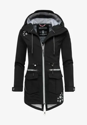 Marikoo raincoat, black