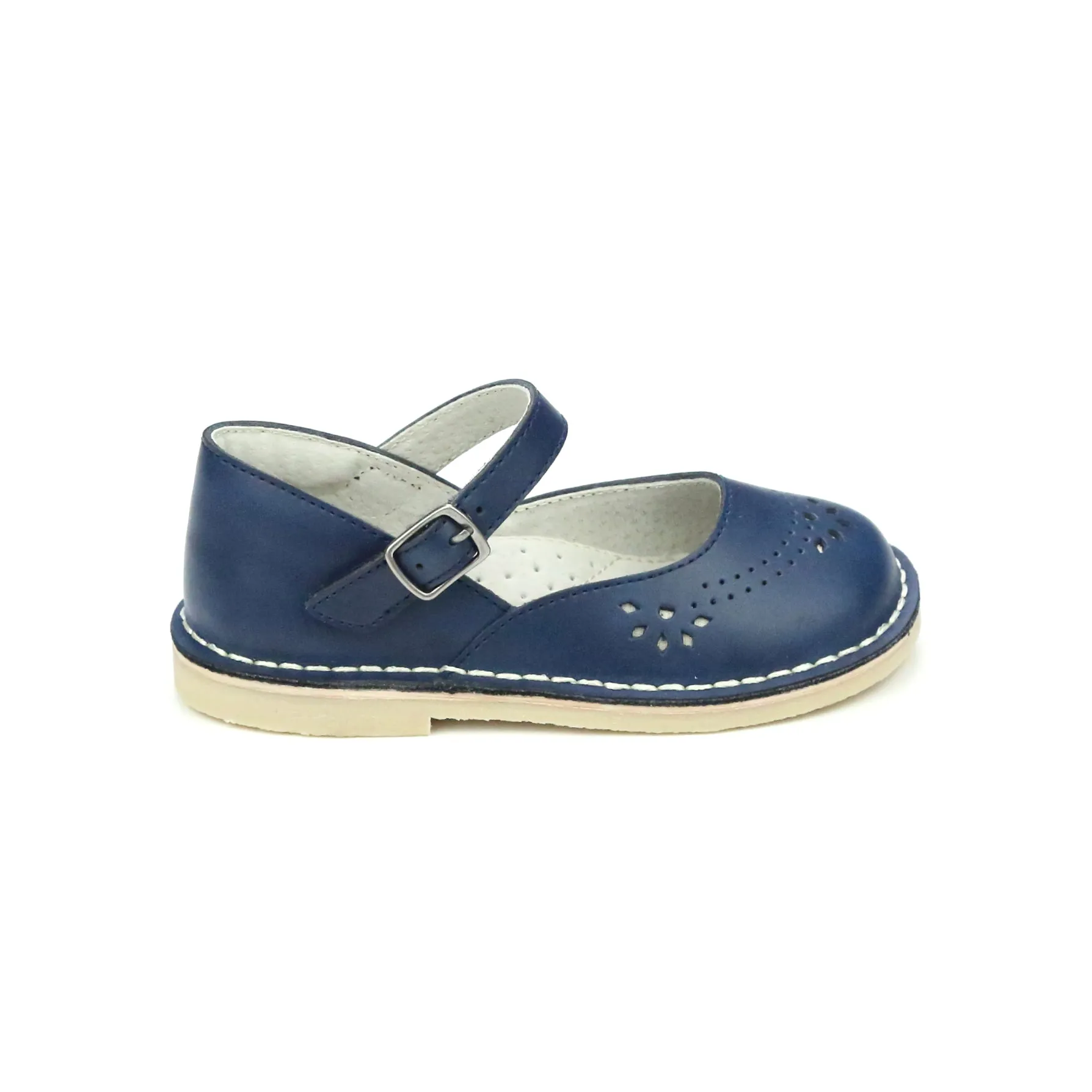 Mary Janes Perforated Classic Leather | Antonia